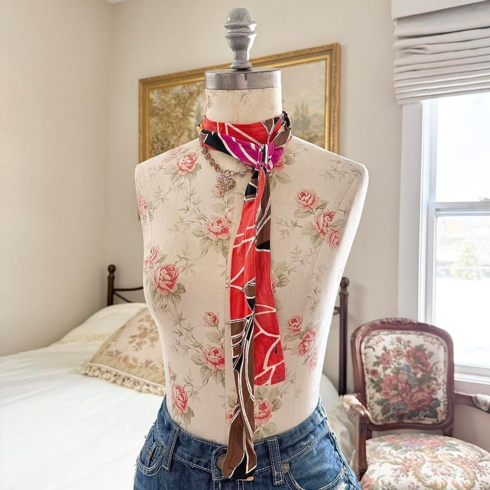 70s skinny scarf